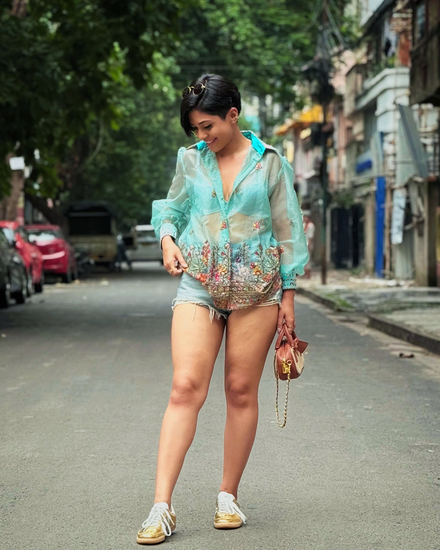 COASTAL CARNIVAL OVERSIZED SHIRT