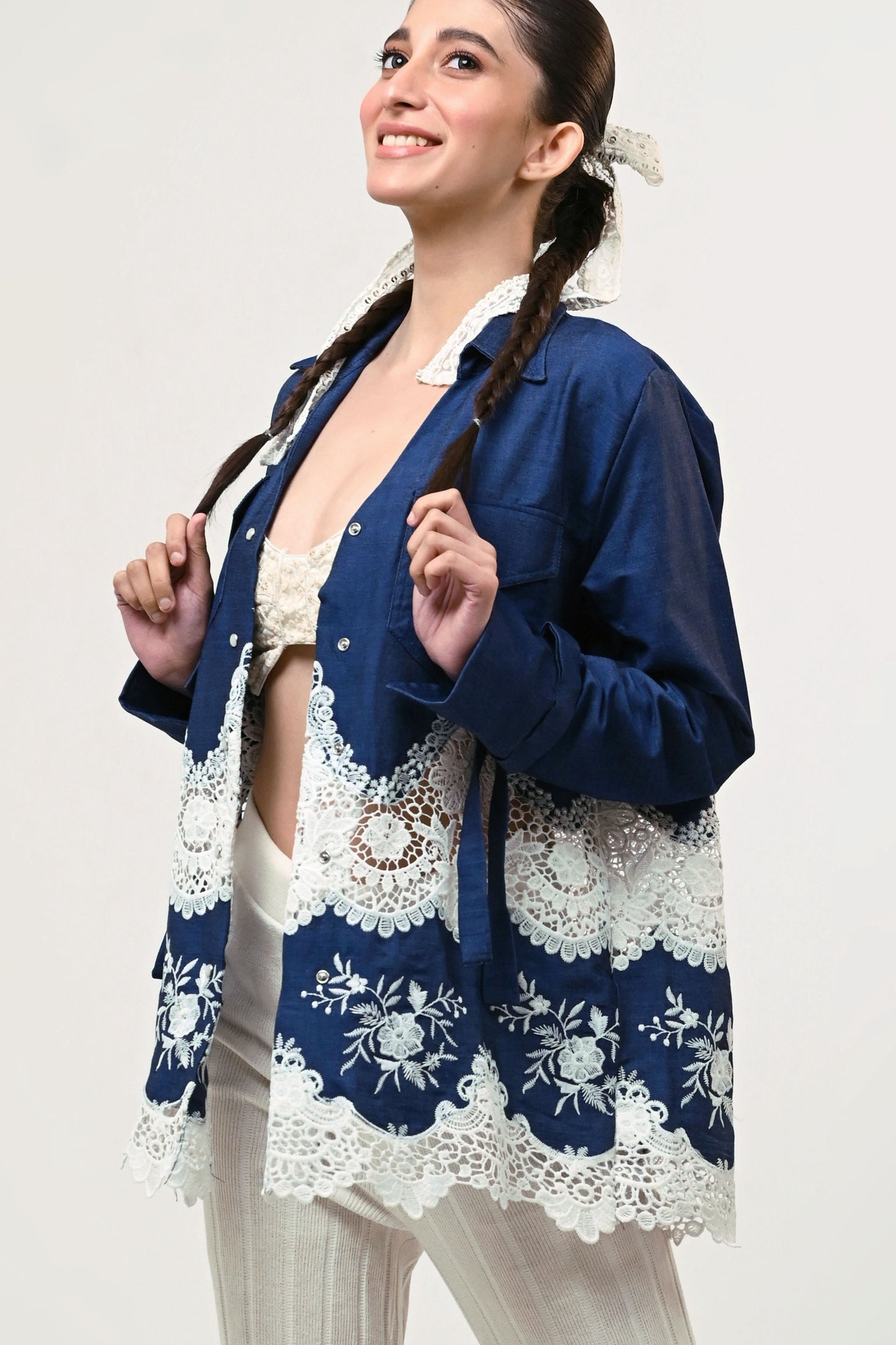 DENIM DARLING SHIRT - 66Aura