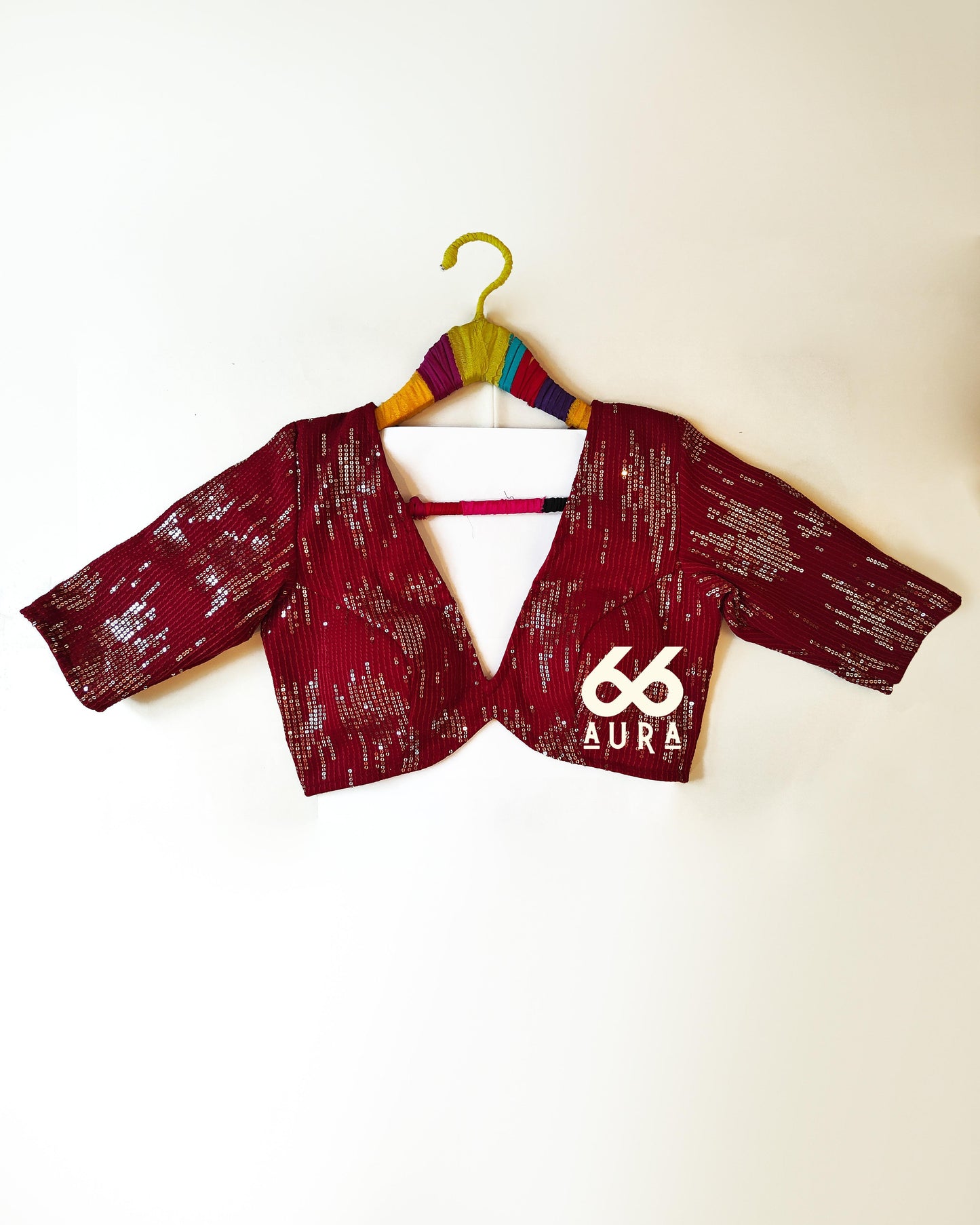 BURGUNDY AURA BLOUSE