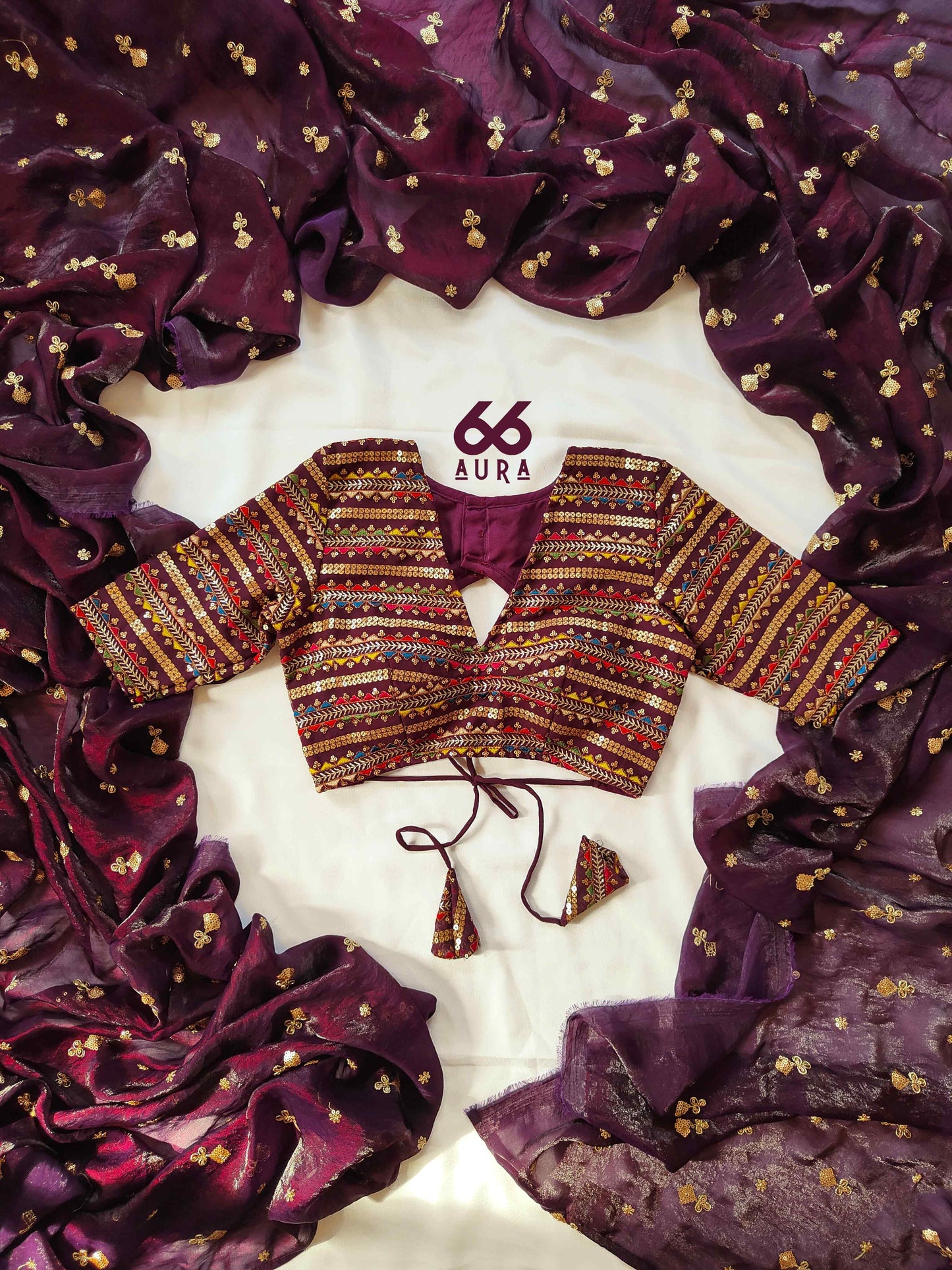 CELEBRATION AURA SAREE WITH GRAND AURA BLOUSE