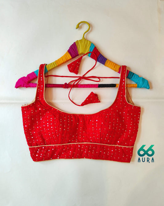 RUBY AURA SLEEVELESS BLOUSE