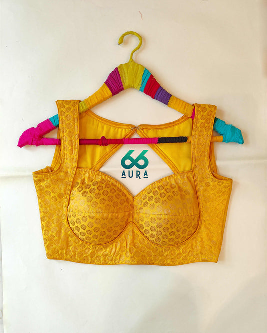 HONEY AURA SLEEVELESS BLOUSE