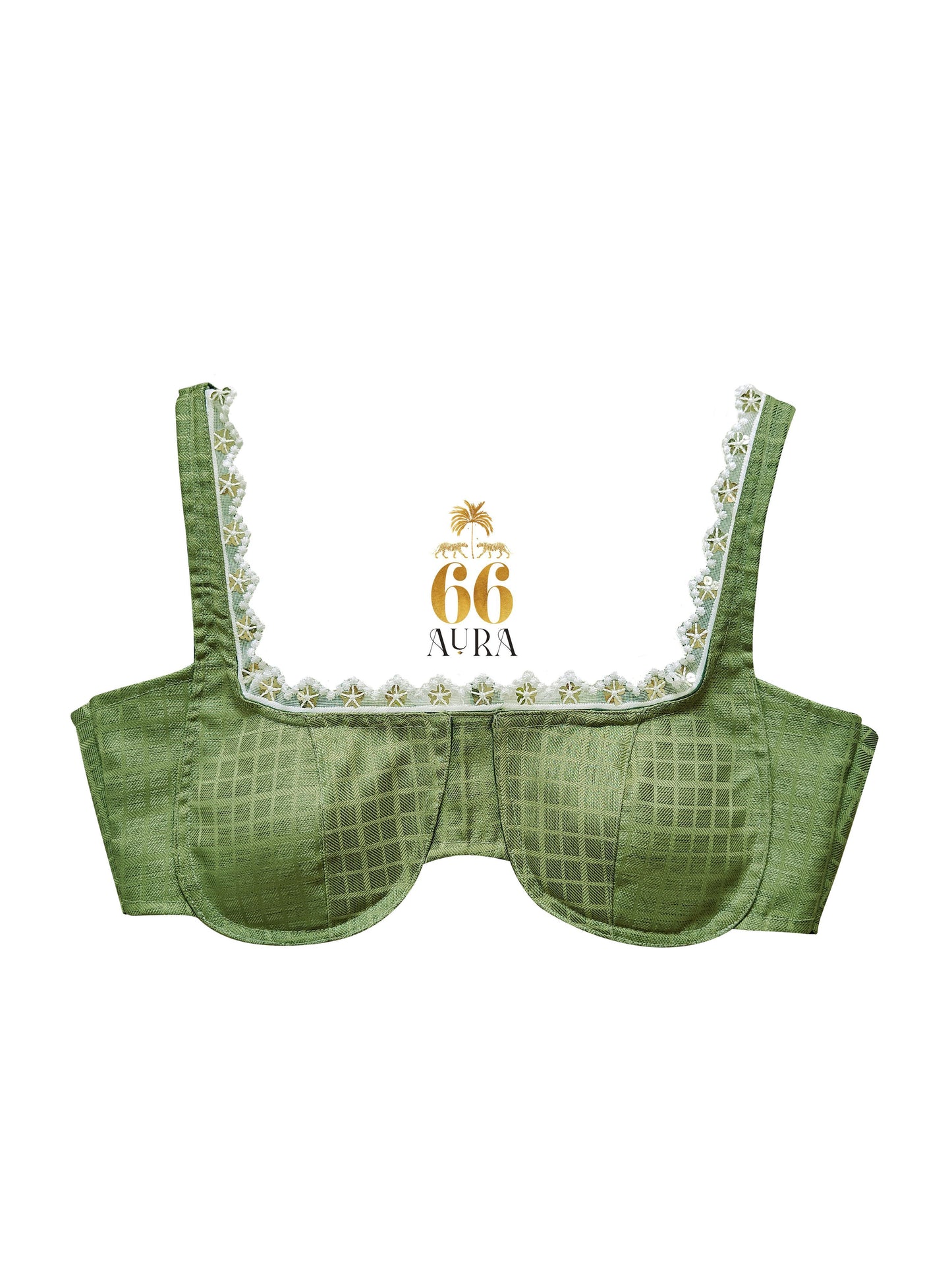 66aura Weekend Wrap Bralette with soft fabric, adjustable straps, and stylish design suitable for casual and everyday wear.