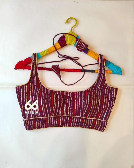 PLUM AURA SLEEVELESS BLOUSE