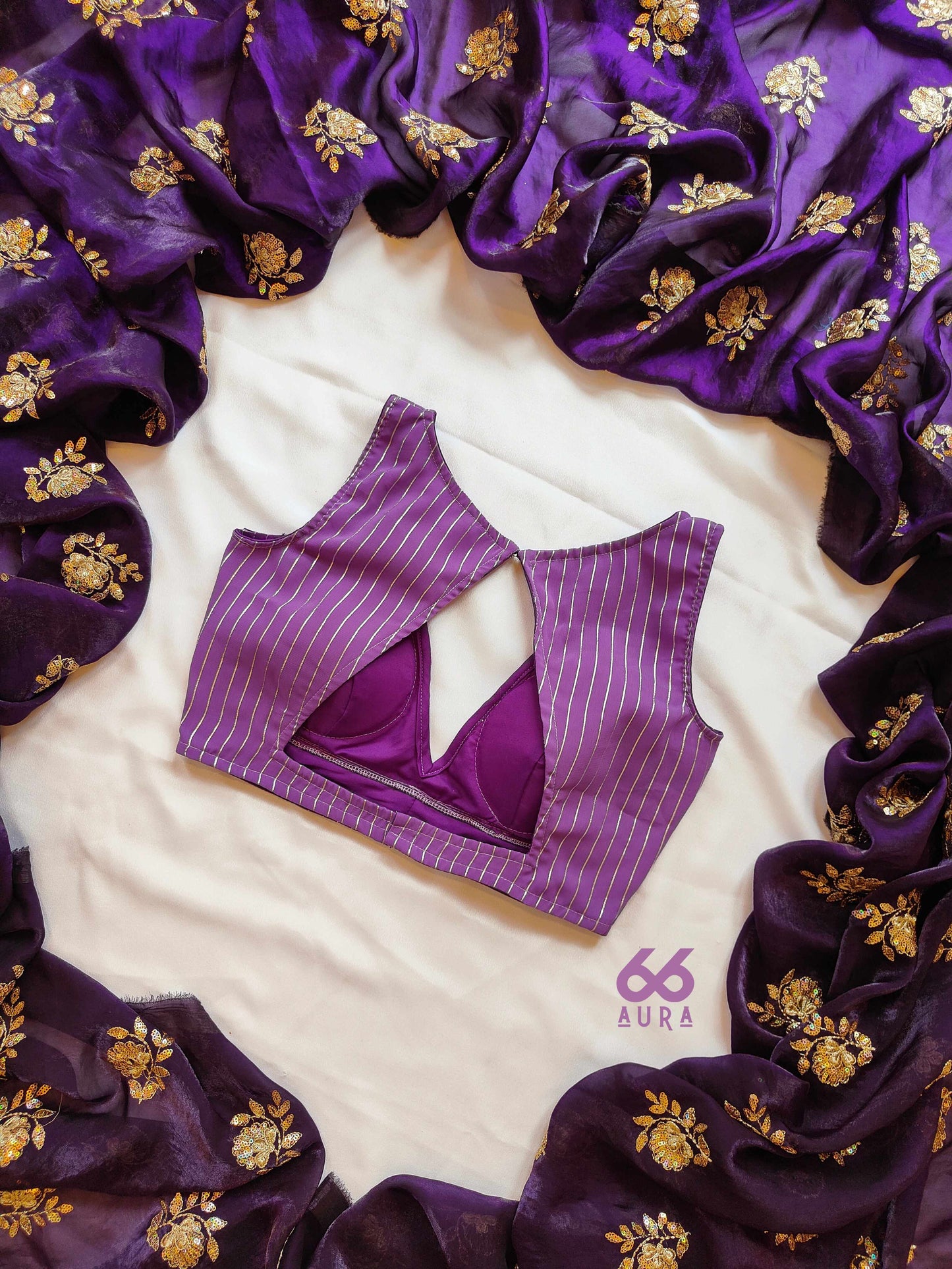 WISTERIA  AURA SLEEVELESS BLOUSE