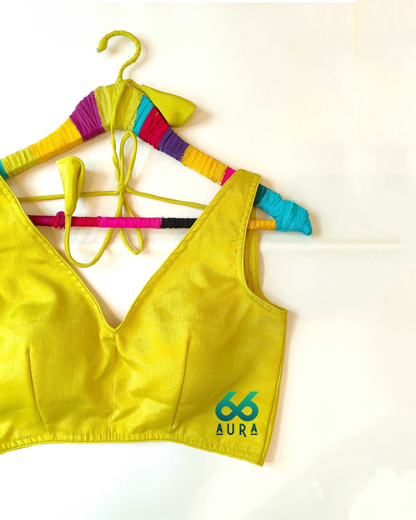 NEON AURA SLEEVELESS BLOUSE