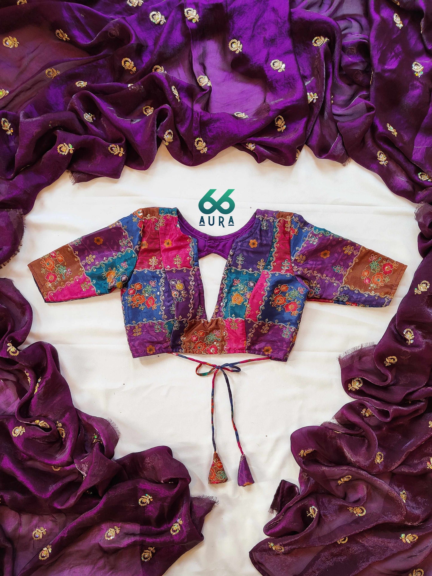 DREAM AURA SAREE WITH ORCHID AURA BLOUSE