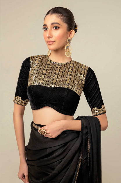 JEWEL JOY SAREE WITH OLD WORLD BLOUSE - 66Aura