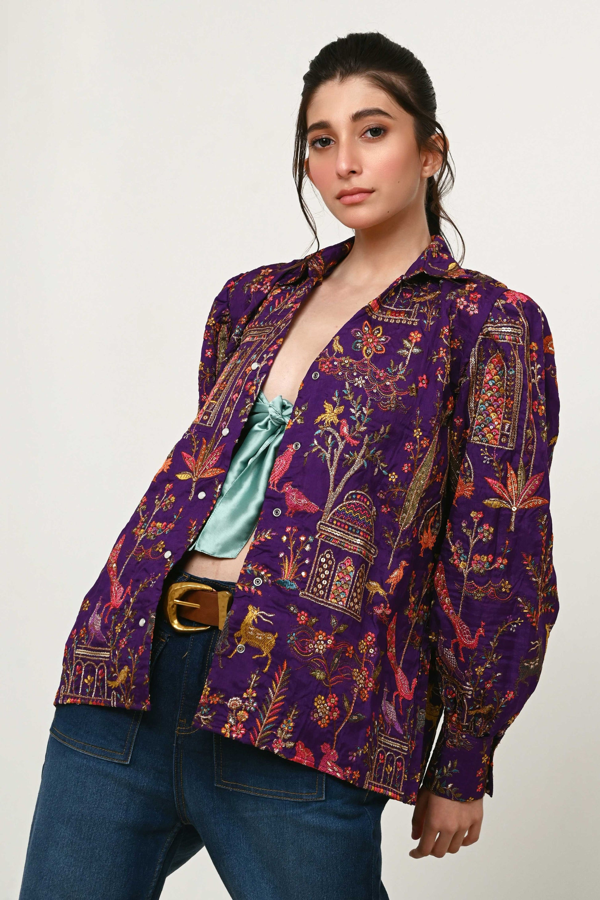 PLUM PULSE SHIRT - 66Aura