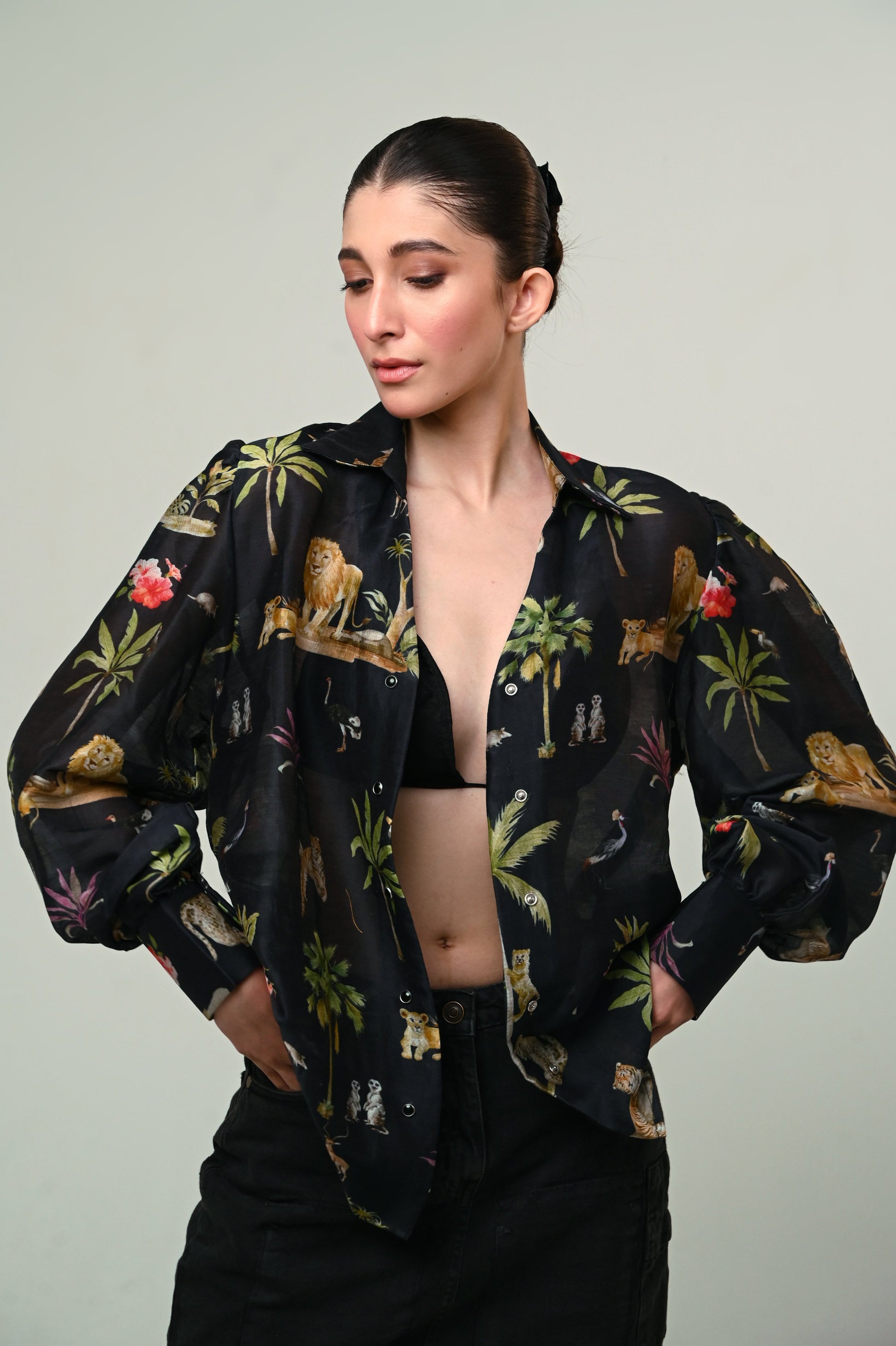 SAVANNA SHADOW SHIRT - 66Aura