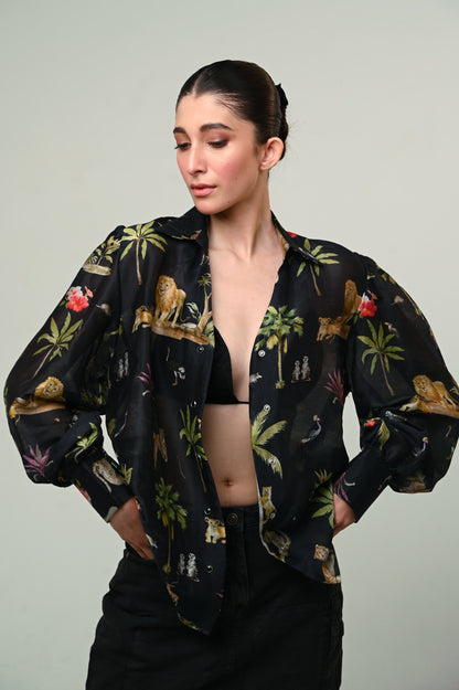 SAVANNA SHADOW SHIRT - 66Aura