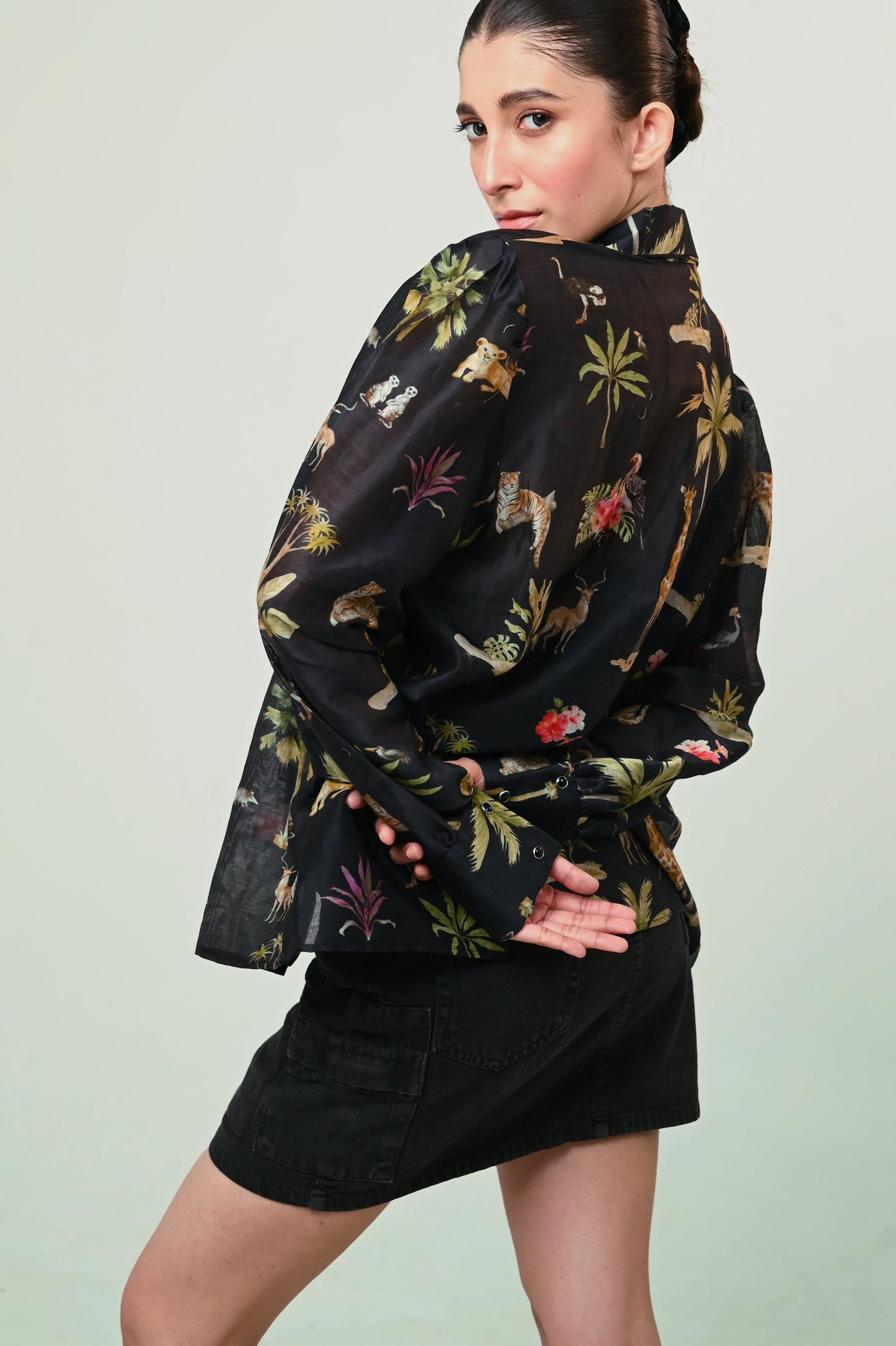 SAVANNA SHADOW SHIRT - 66Aura