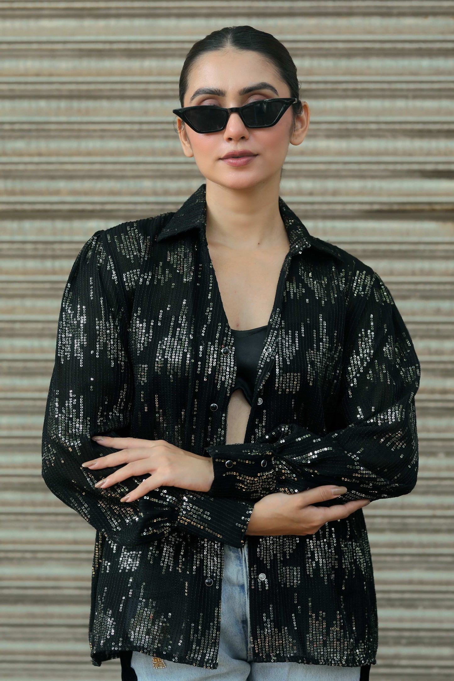 VILLAIN ENERGY shirt by 66aura featuring a bold graphic design on a black casual t-shirt for men.