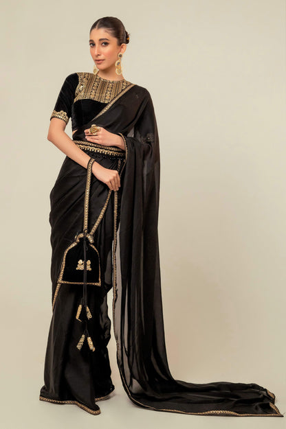 JEWEL JOY SAREE WITH OLD WORLD BLOUSE - 66Aura