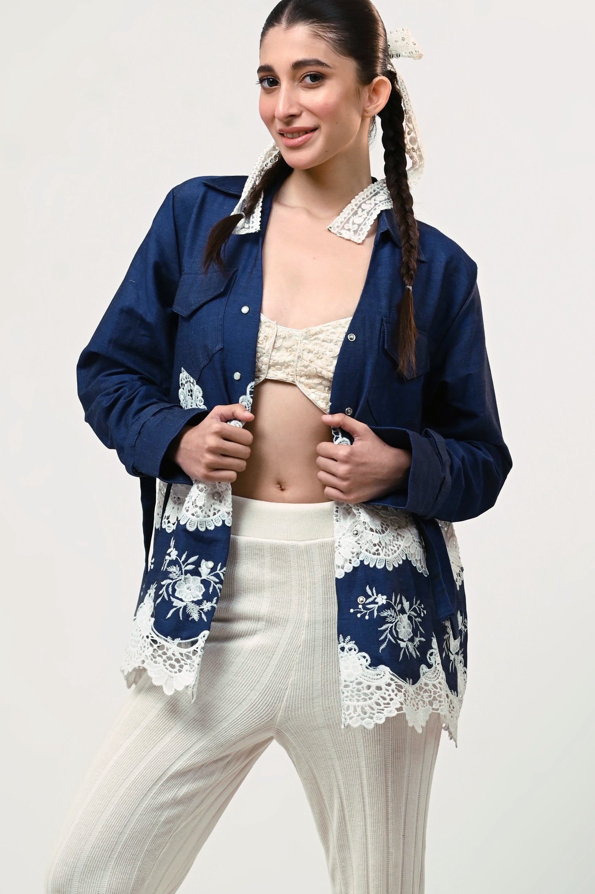 DENIM DARLING SHIRT - 66Aura