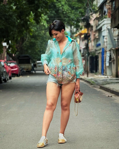 COASTAL CARNIVAL OVERSIZED SHIRT