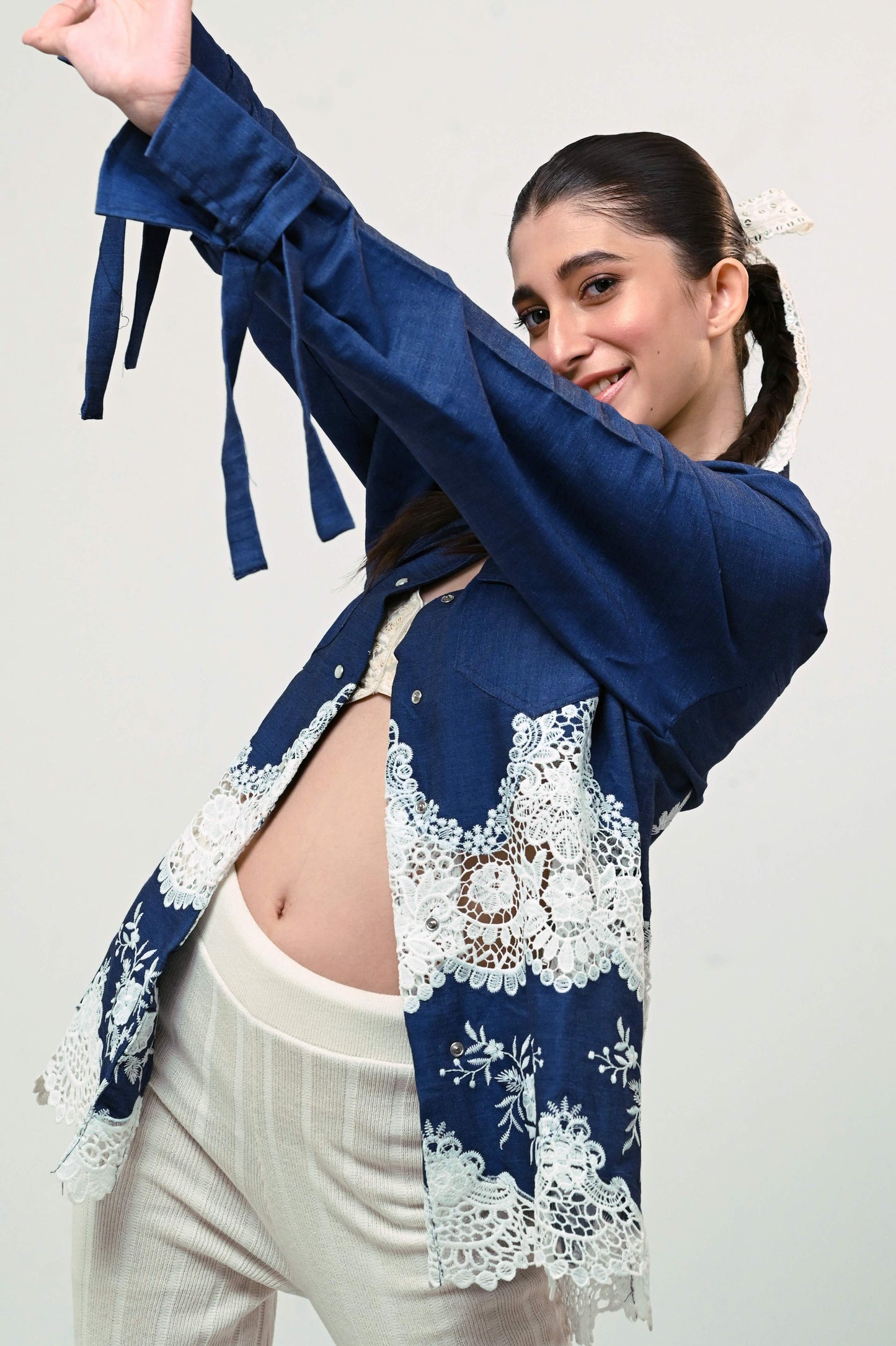 DENIM DARLING SHIRT - 66Aura