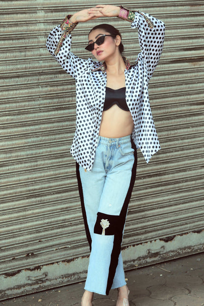 66aura Plot Twist shirt featuring a stylish graphic design on a casual men's T-shirt.