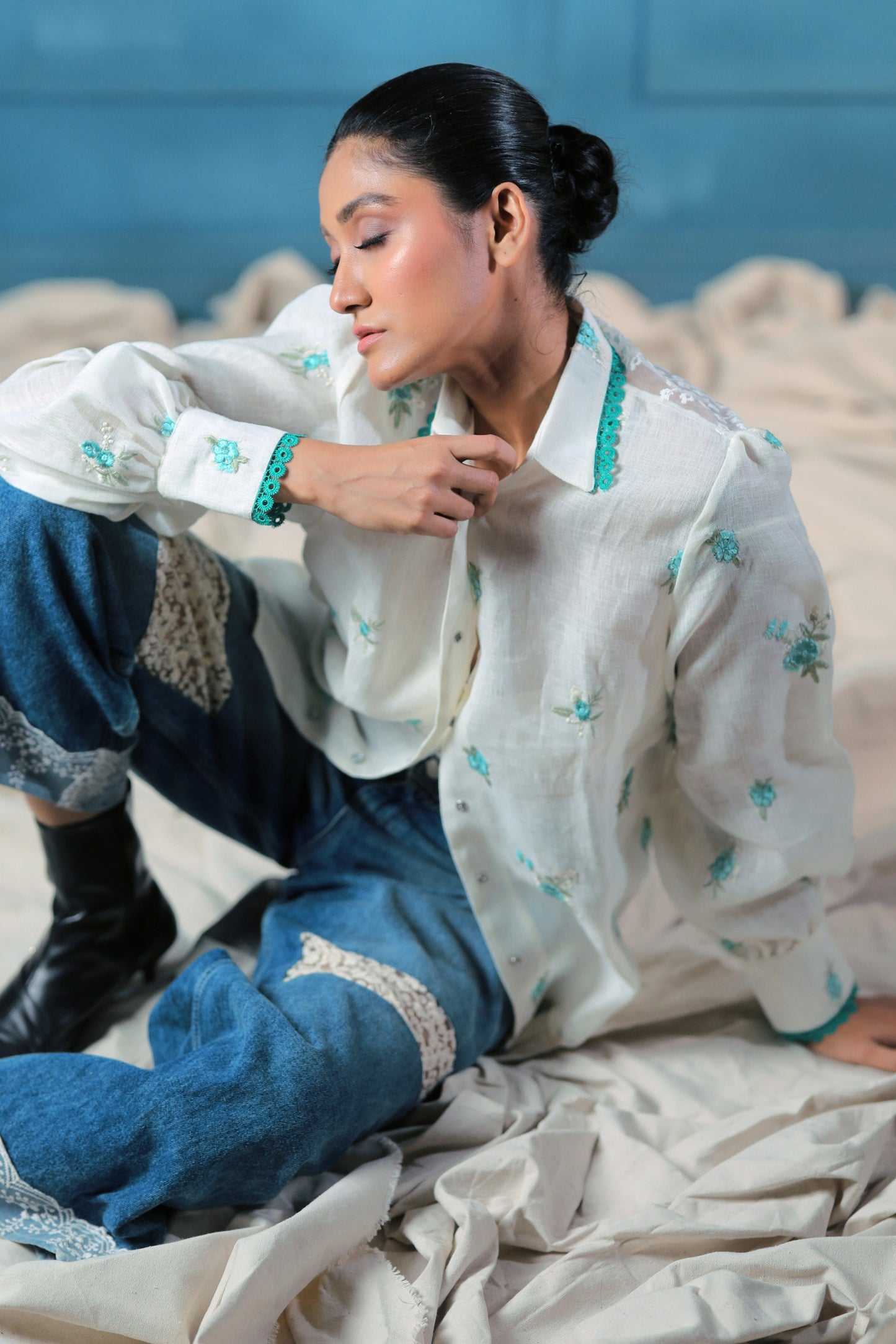 Oversized Chill Charm shirt by 66aura, featuring relaxed fit, soft fabric, and stylish design perfect for casual wear.