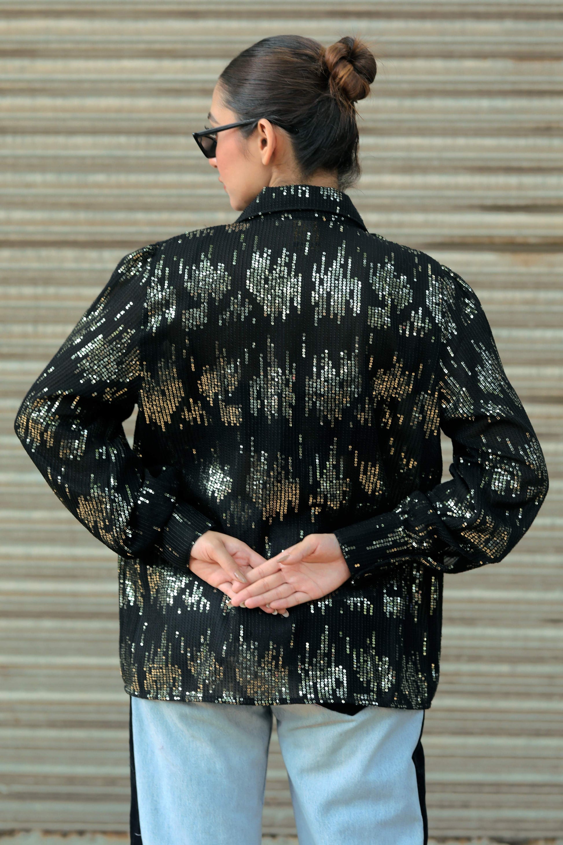 VILLAIN ENERGY shirt by 66aura featuring bold graphic design on black fabric, casual fit, and short sleeves.