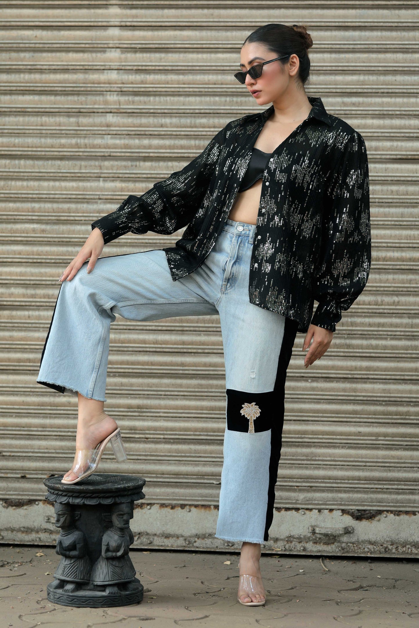 VILLAIN ENERGY shirt by 66aura featuring a bold graphic design on a black casual T-shirt.