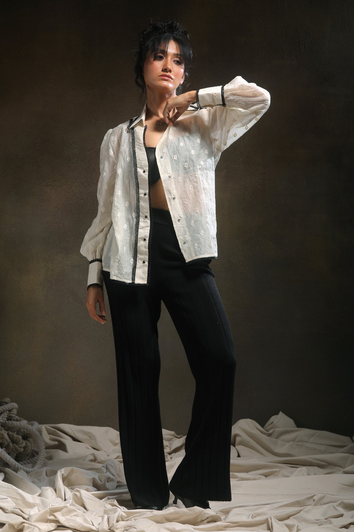 Oversized Blink Blink shirt by 66aura featuring a relaxed fit, soft fabric, and stylish design for casual wear.