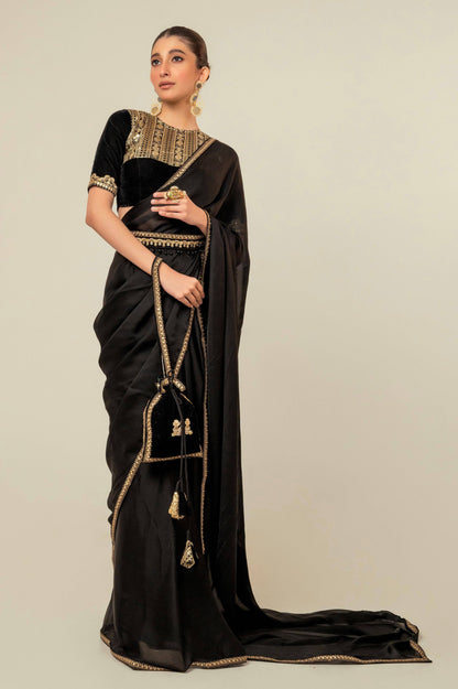 JEWEL JOY SAREE WITH OLD WORLD BLOUSE - 66Aura