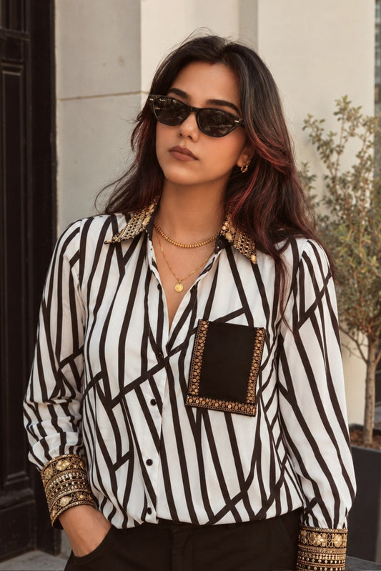VINTAGE VORTEX OVERSIZED SHIRT