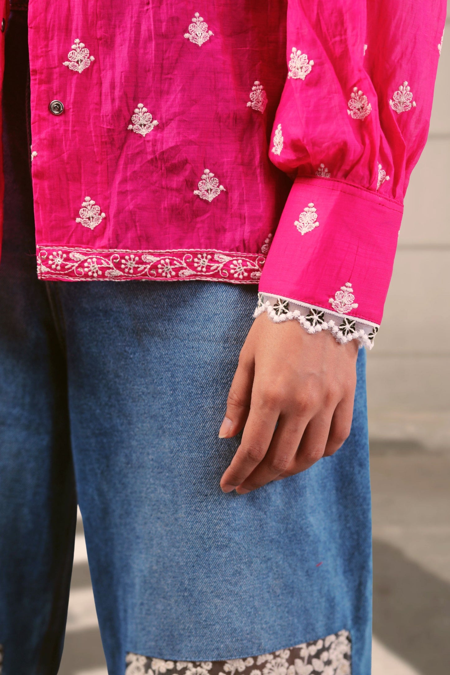 Oversized PING PING shirt by 66aura featuring a relaxed fit and casual style, shown in a natural fabric and design.