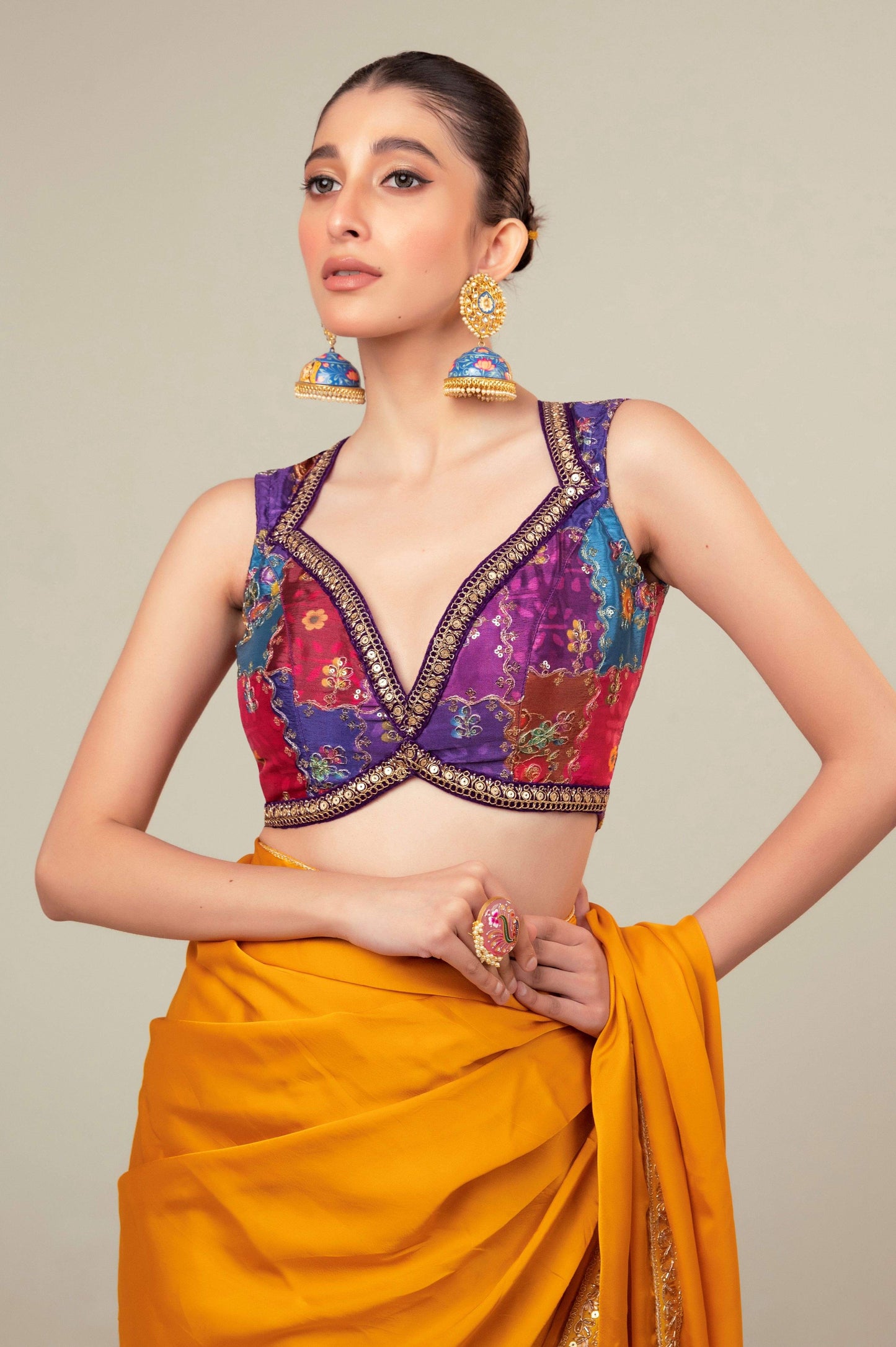 BLUSH EDIT BLOUSE - 66Aura