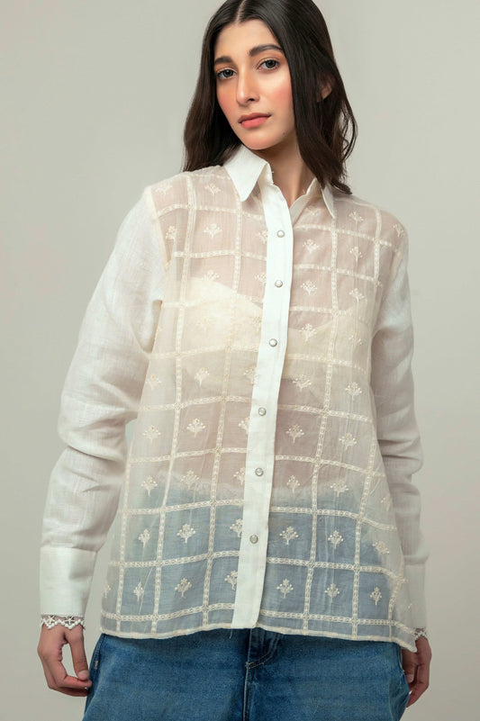 SAAFED SUKOON SHIRT - 66Aura