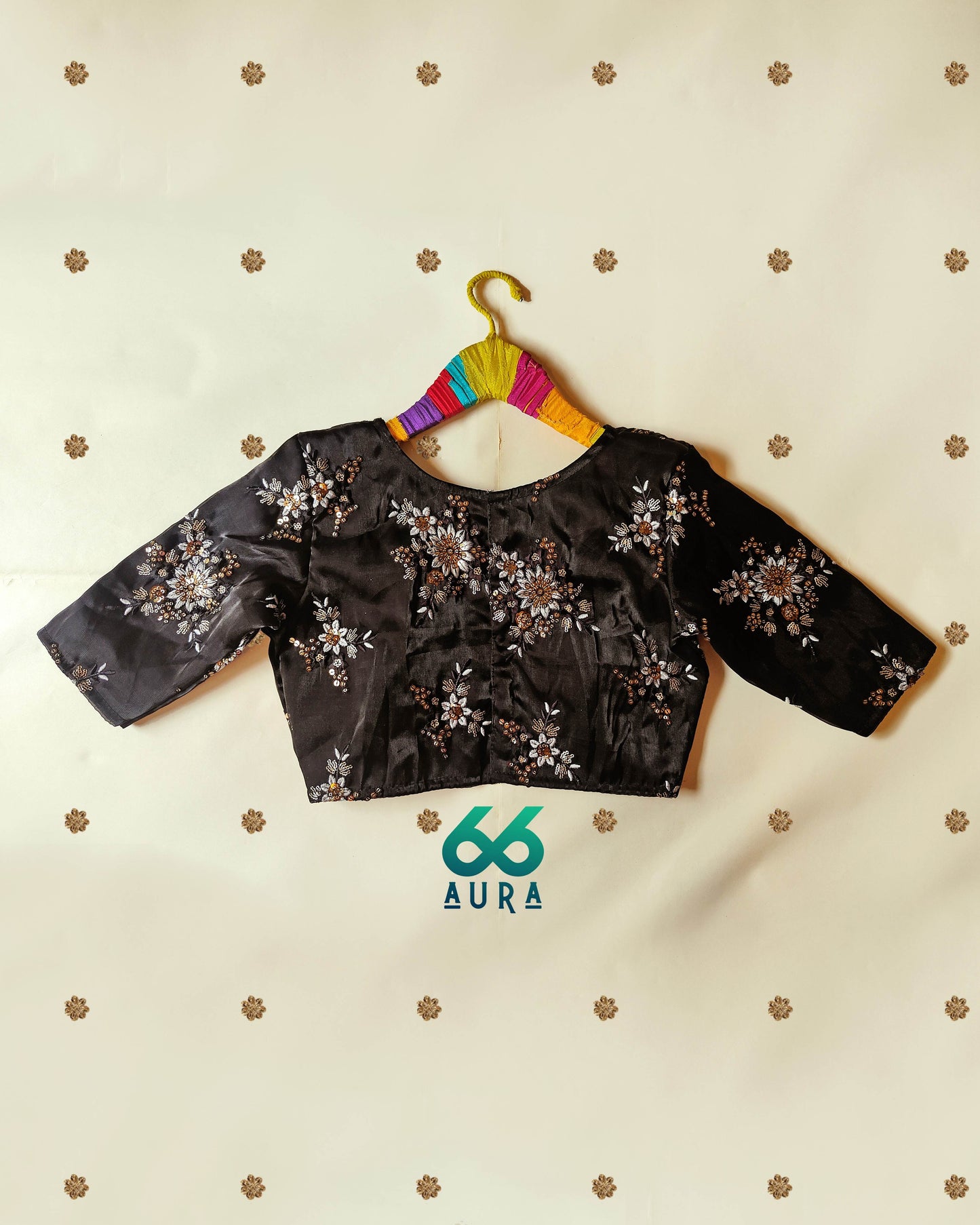 CHARCOAL AURA BLOUSE