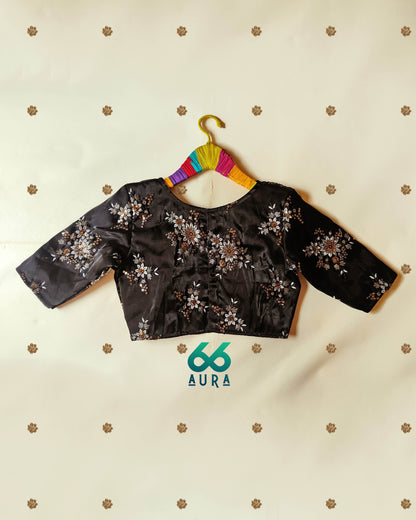 CHARCOAL AURA BLOUSE