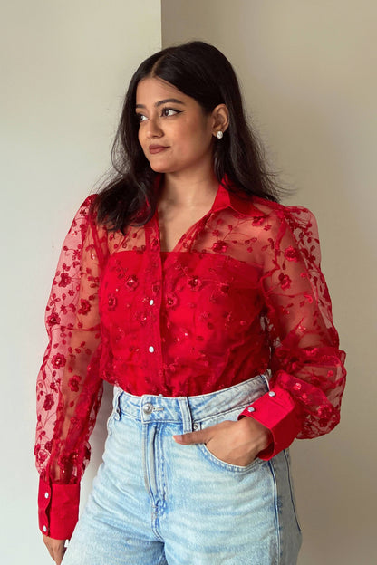 KISS CODE OVERSIZED SHIRT