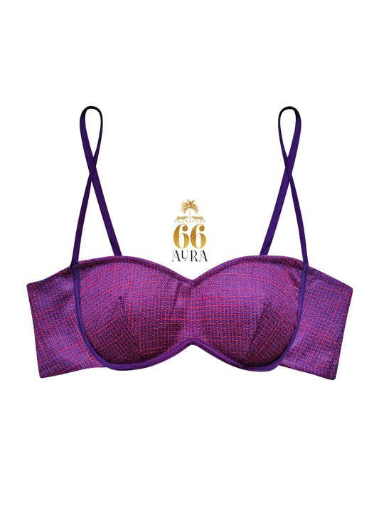 66aura Breezy Bureau bralette featuring soft fabric, delicate straps, and a relaxed fit, perfect for comfortable everyday wear.