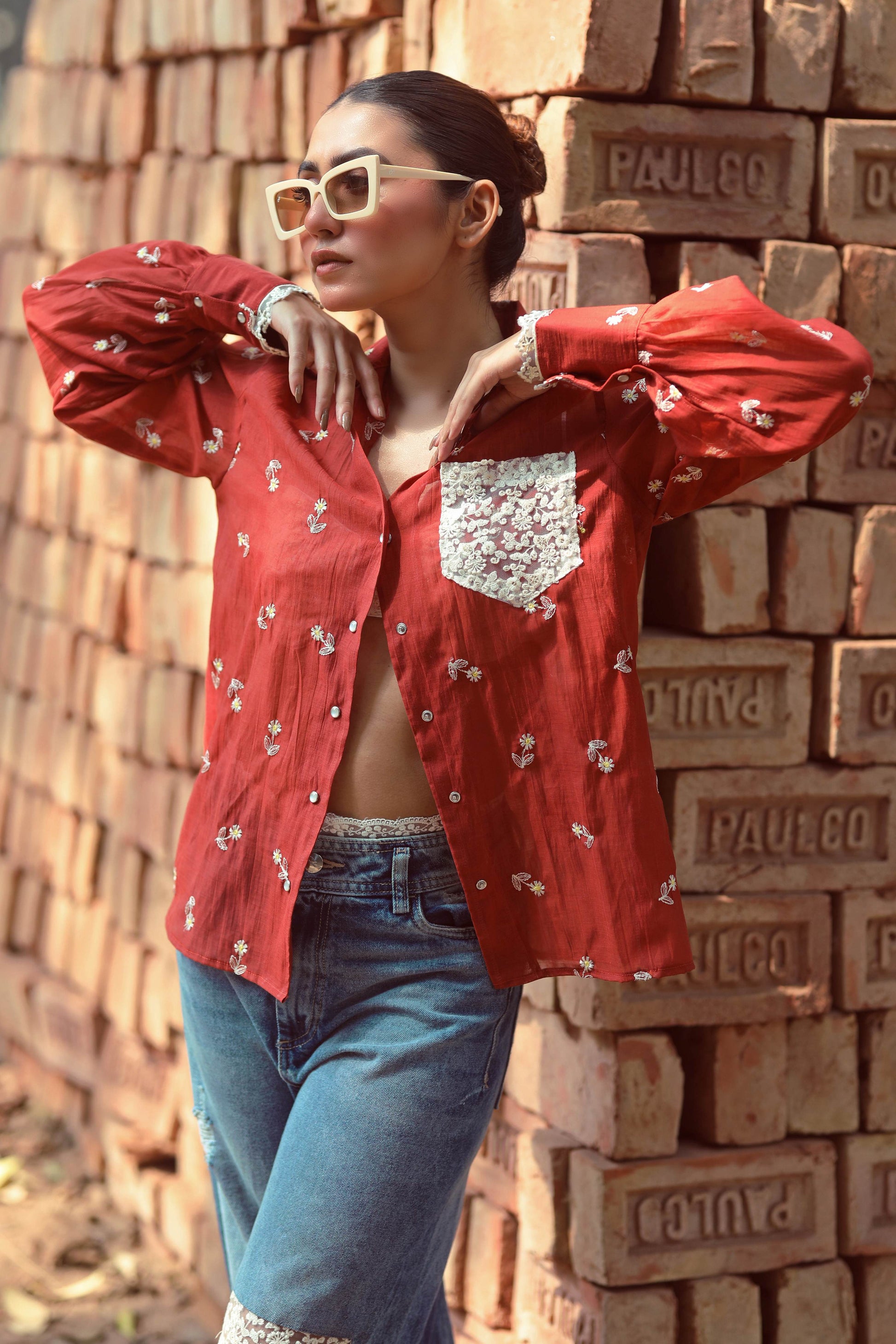 Pumpkin Spice shirt by 66aura featuring fall-themed orange and brown graphic design on soft fabric, casual and stylish for autumn.