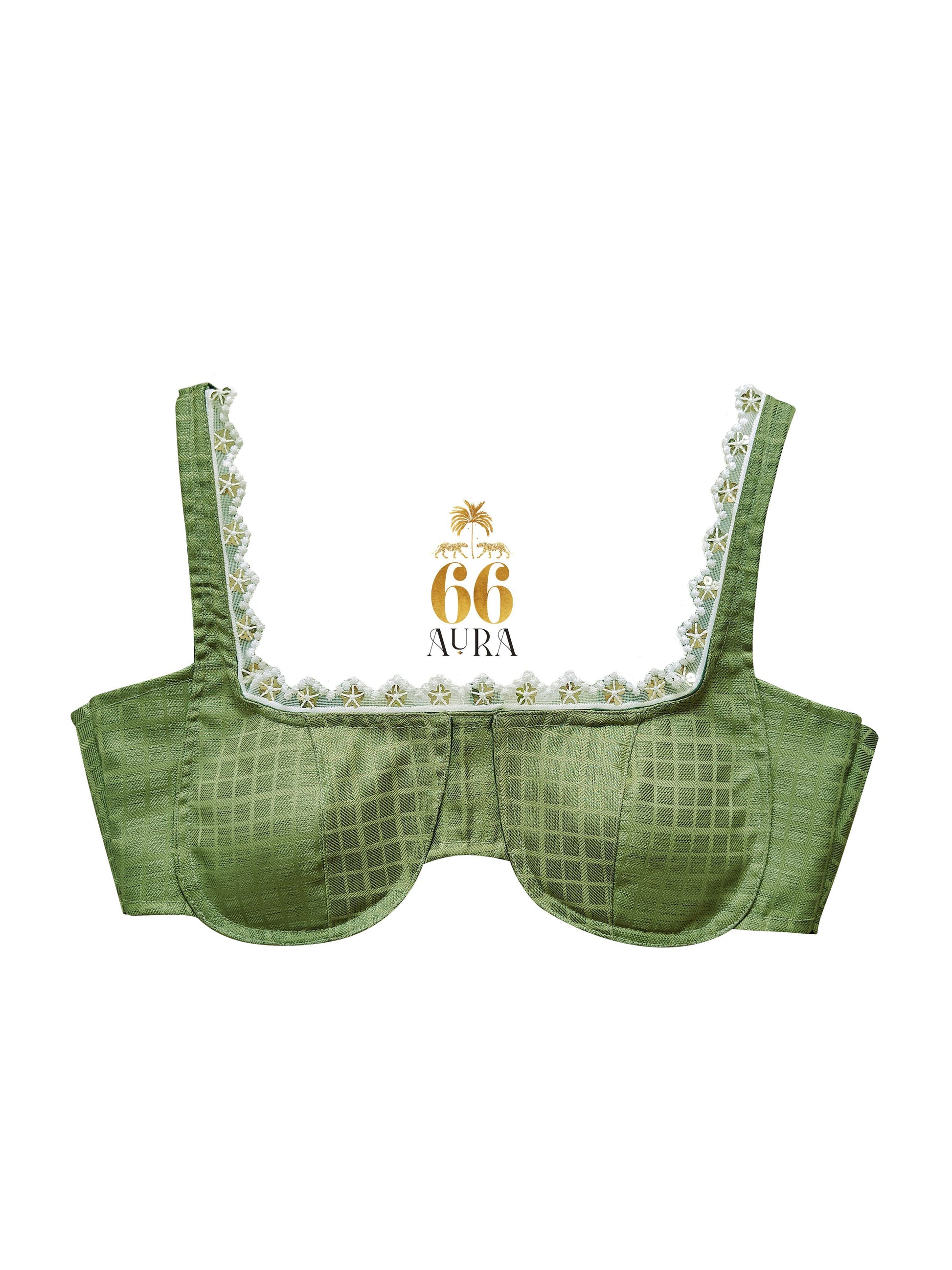 66aura Weekend Wrap Bralette with soft fabric, adjustable straps, and stylish design suitable for casual and everyday wear.