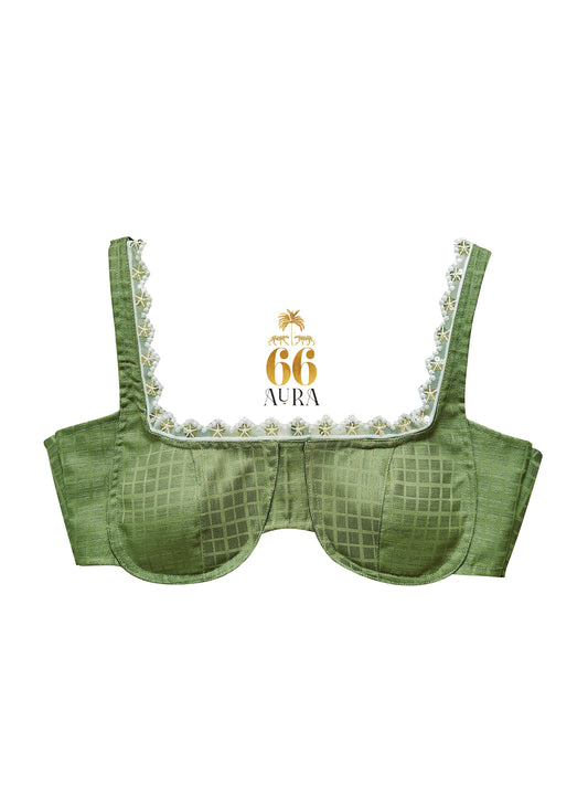 66aura Weekend Wrap Bralette with soft fabric, adjustable straps, and stylish design suitable for casual and everyday wear.