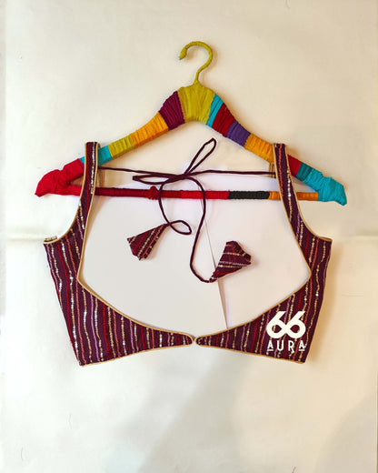 PLUM AURA SLEEVELESS BLOUSE