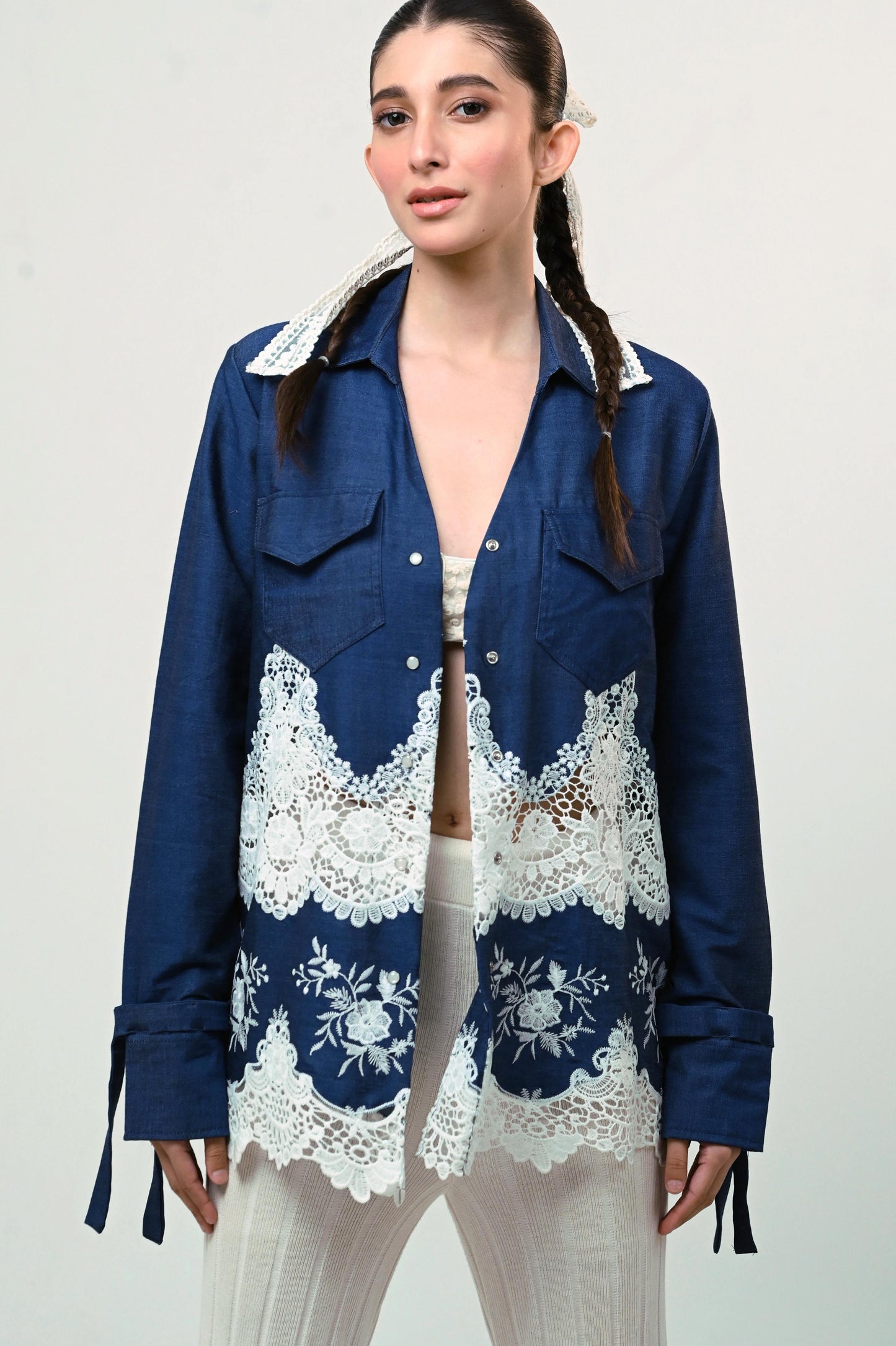 DENIM DARLING SHIRT - 66Aura