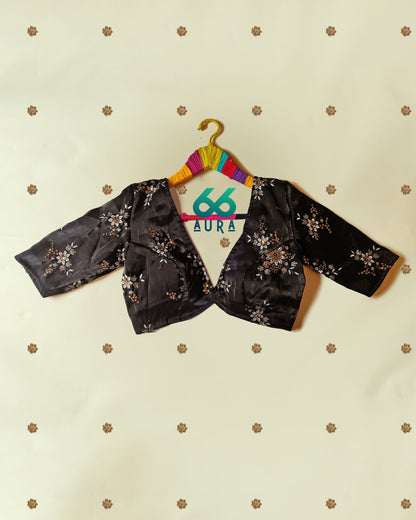 CHARCOAL AURA BLOUSE