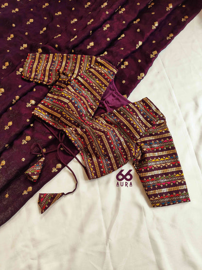 CELEBRATION AURA SAREE WITH GRAND AURA BLOUSE