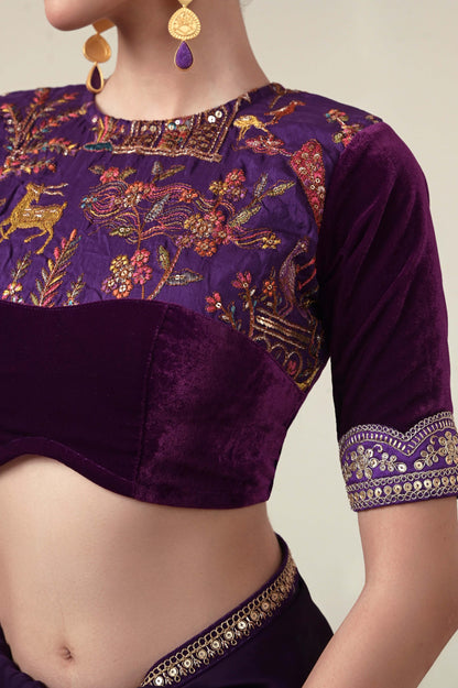 ROYAL HAZE BLOUSE - 66Aura