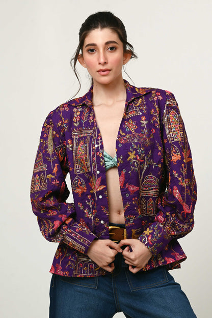 PLUM PULSE SHIRT - 66Aura