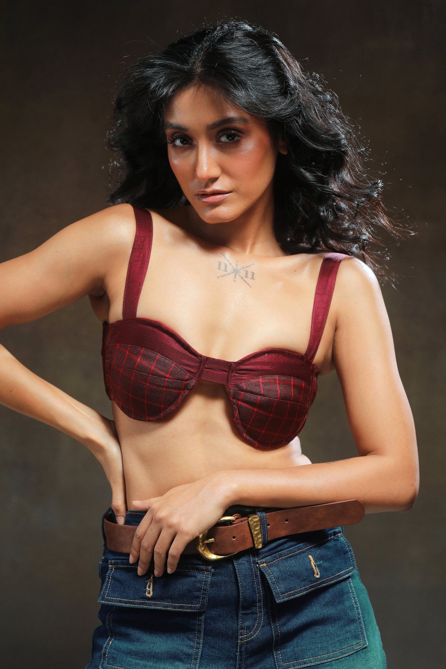 66aura Executive Edge Bralette featuring a sleek, modern design with soft fabric and subtle detailing, perfect for comfortable wear.