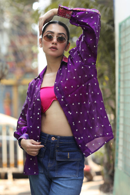 Offbeat OG shirt by 66aura featuring a stylish casual design with a comfortable fit and unique graphic print.