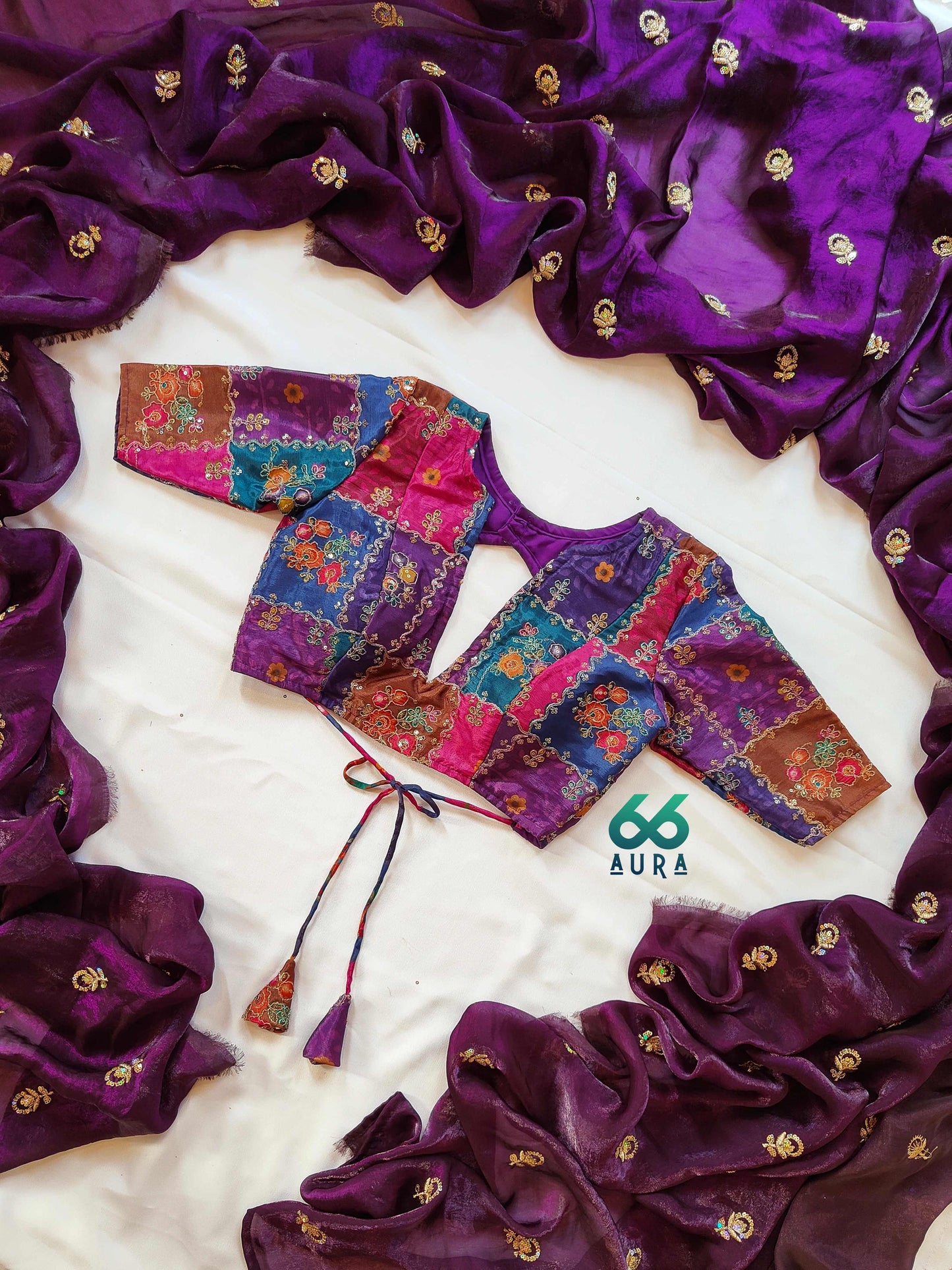 DREAM AURA SAREE WITH ORCHID AURA BLOUSE