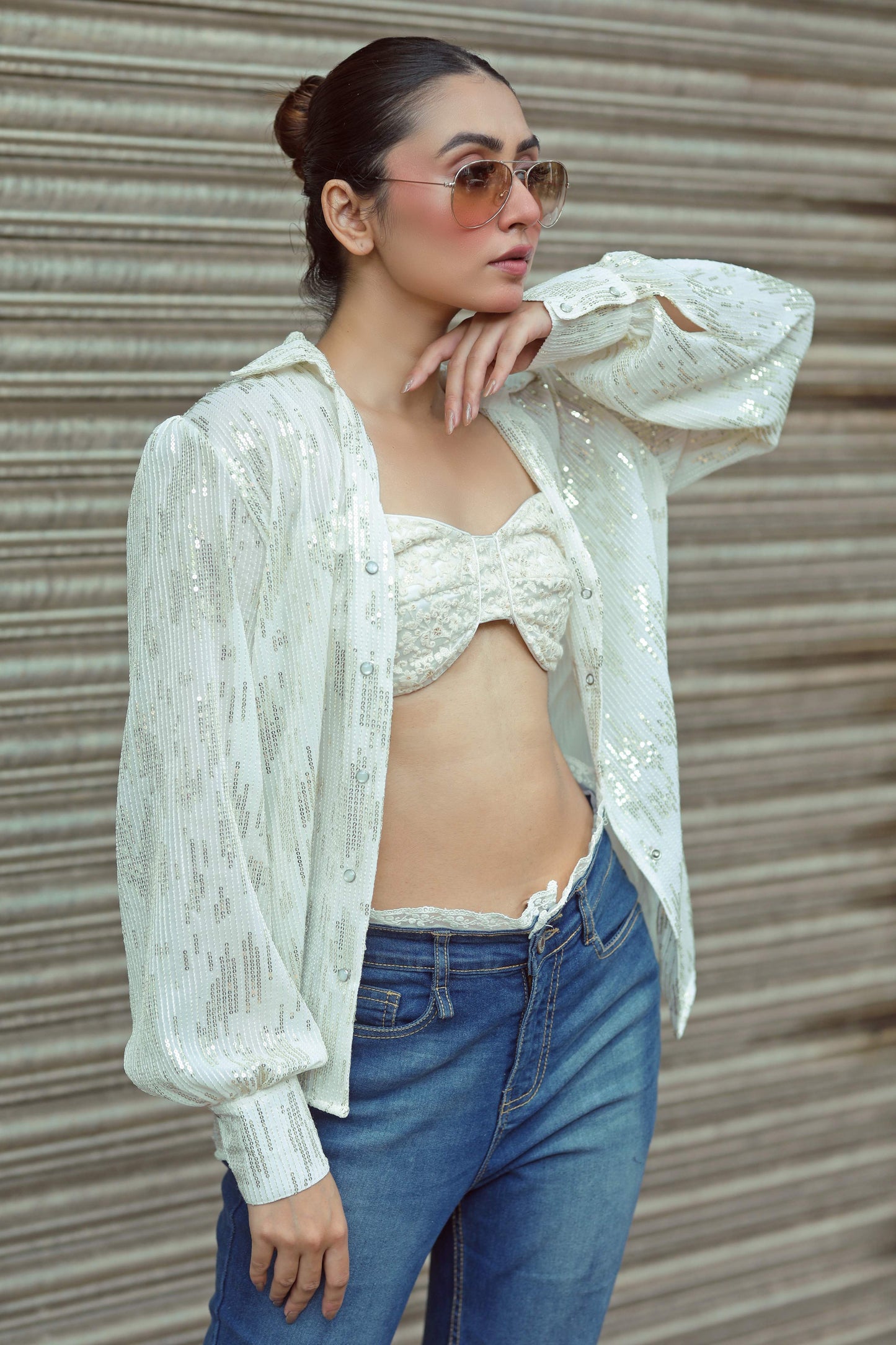 Black drama queen shirt by 66aura featuring bold lettering and a relaxed fit, displayed on a hanger against a plain background.