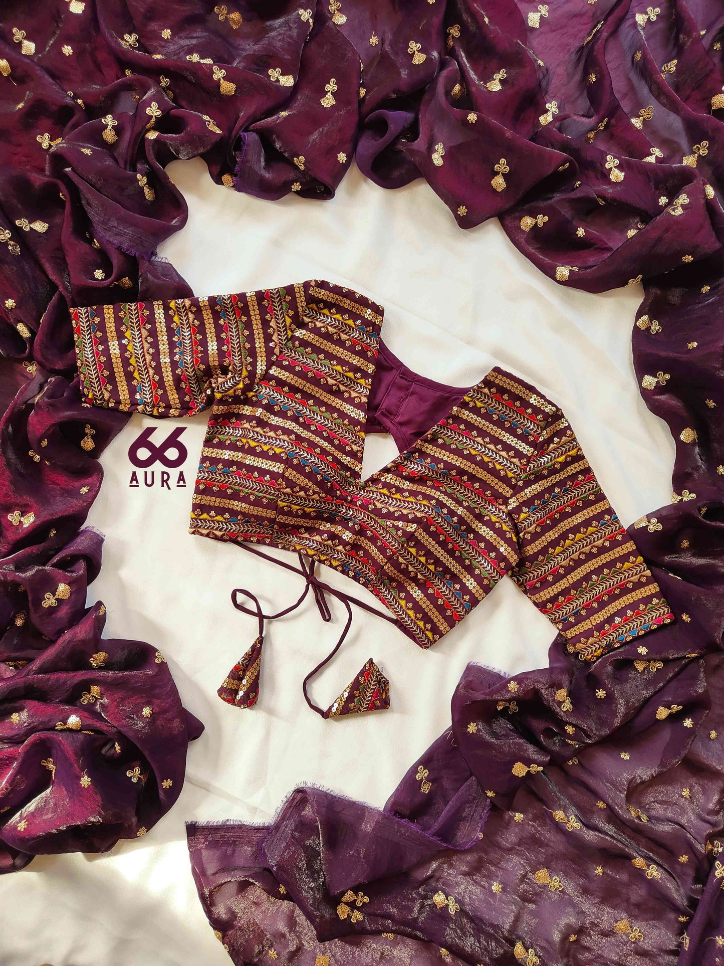 CELEBRATION AURA SAREE WITH GRAND AURA BLOUSE