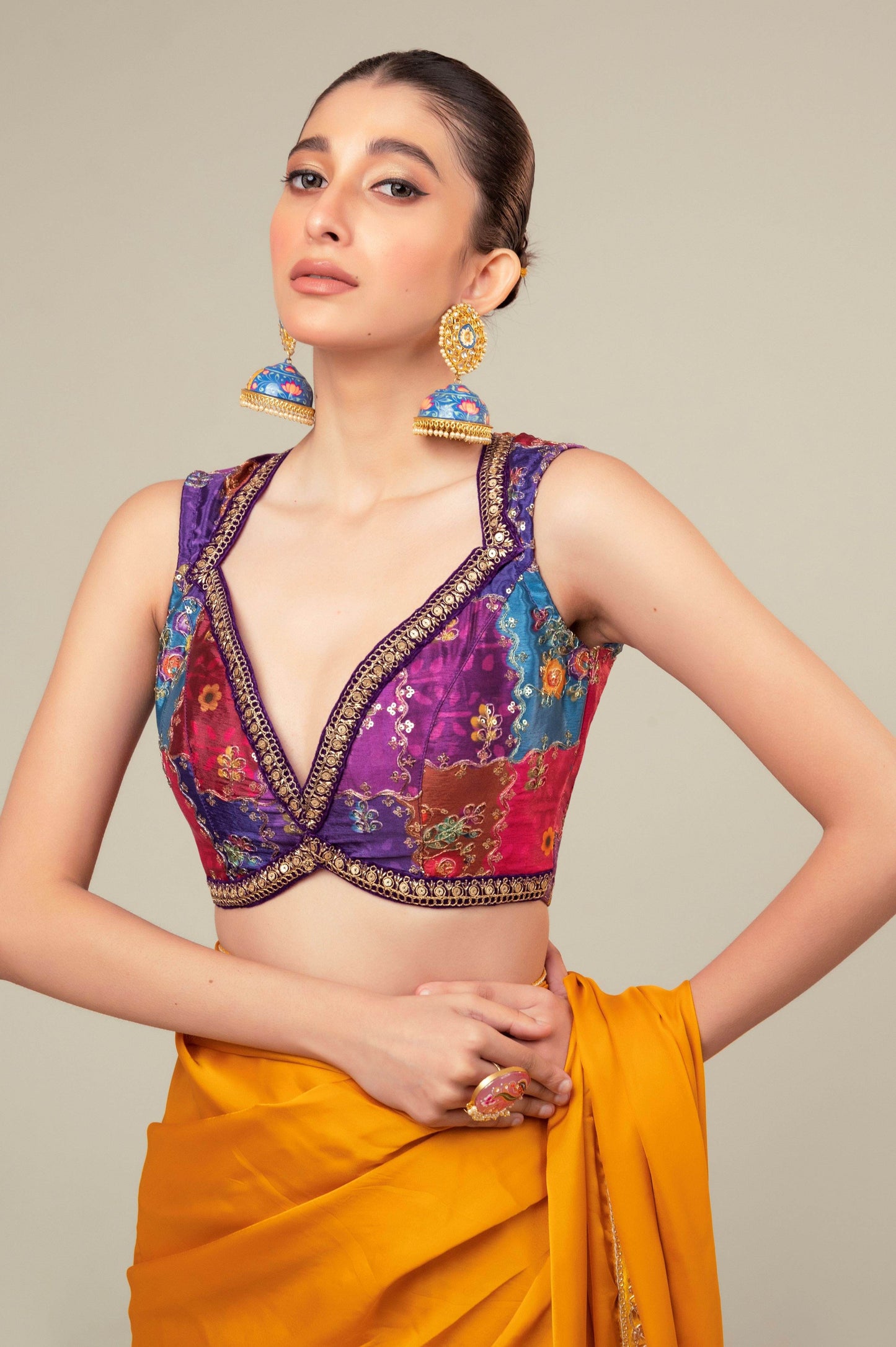 BLUSH EDIT BLOUSE - 66Aura